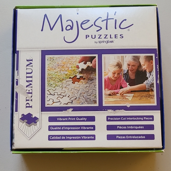 Ride Along ~ Black & Yellow Labrador Dogs In Red Wagon Butterfly Puzzle 100 Pcs. - Picture 5 of 5